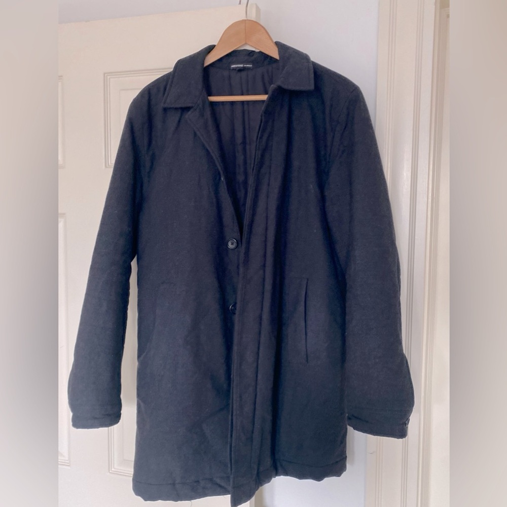 James Perse padded grey overcoat jacket men’s size 0 (XS/Small)